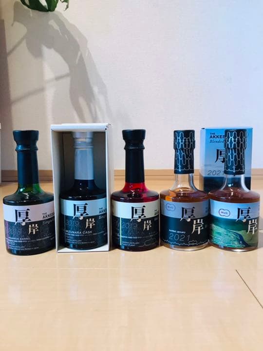 厚岸　ウイスキー　5本セット　ニューボーン