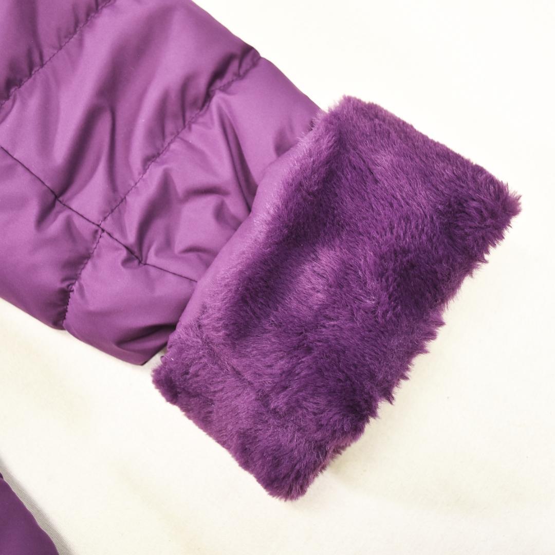 【人気】 【上質】 フィラゴルフ ロング ダウンジャケット M パープル ♪