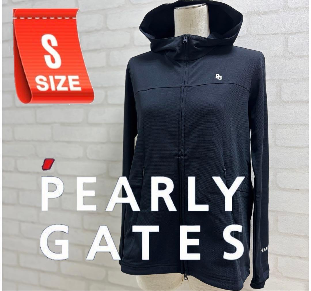 ★美品★ PEARLY GATES フード付き ジャケットブラック UVカット