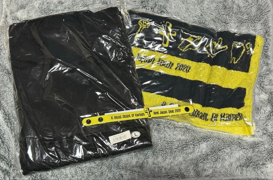 Reol れをる ハーメルンの⼤号令 パーカー ラバーバンド リバーシブルタオル