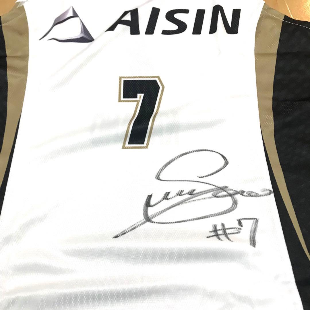 新品 Bリーグ 長野誠史 シーホース三河 直筆サイン オーセンティックユニホーム