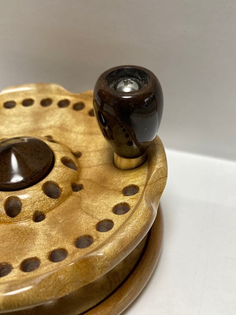 木製リール　(自作)メープル85