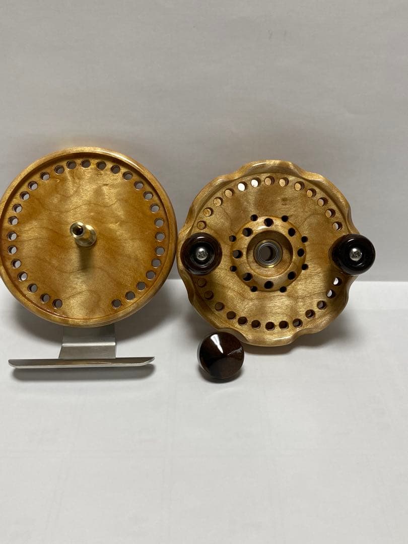 木製リール　(自作)メープル85