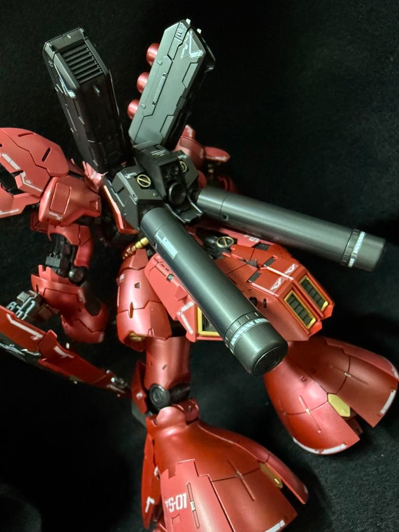 RG サザビー　完成品　全塗装　赤バンダイ