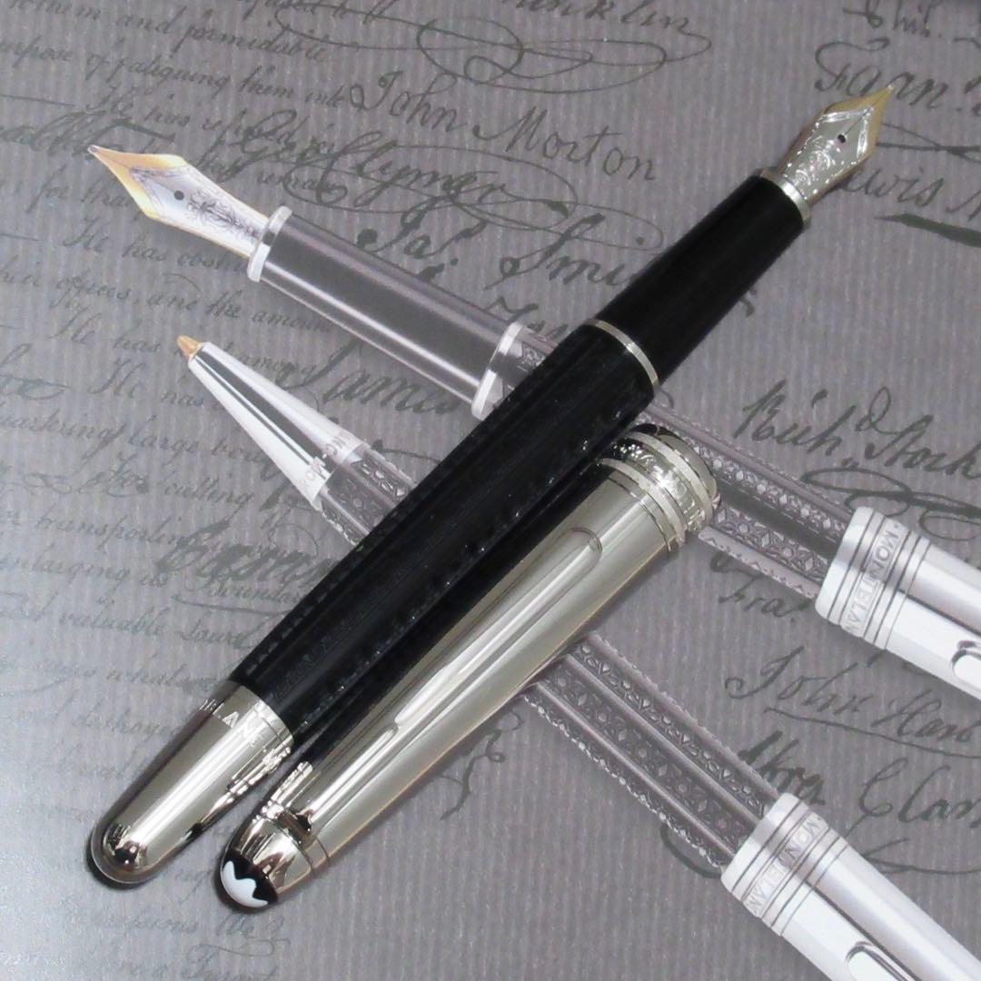 モンブラン 万年筆 144 ソリテール ドゥエ シグナム 8573