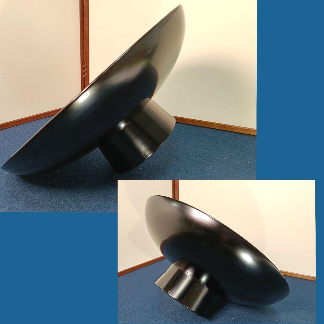 AM71 輪島塗 大杯 大崎庄右衛門 大盃 盛器 懐石 茶道具 未使用 共箱共布