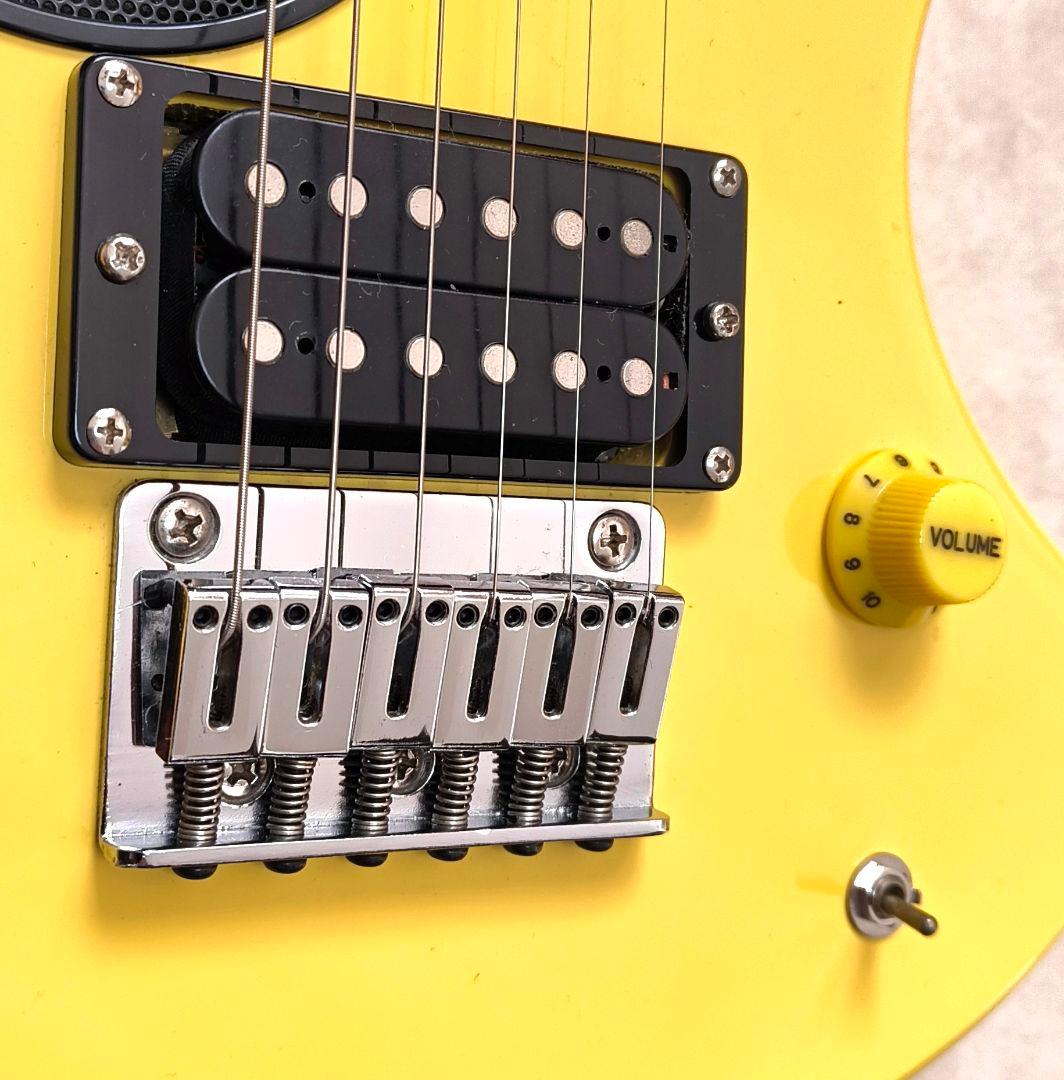 【超美品】ZO-3 イエロー アンプ内蔵ミニギター 専用イエローケース付