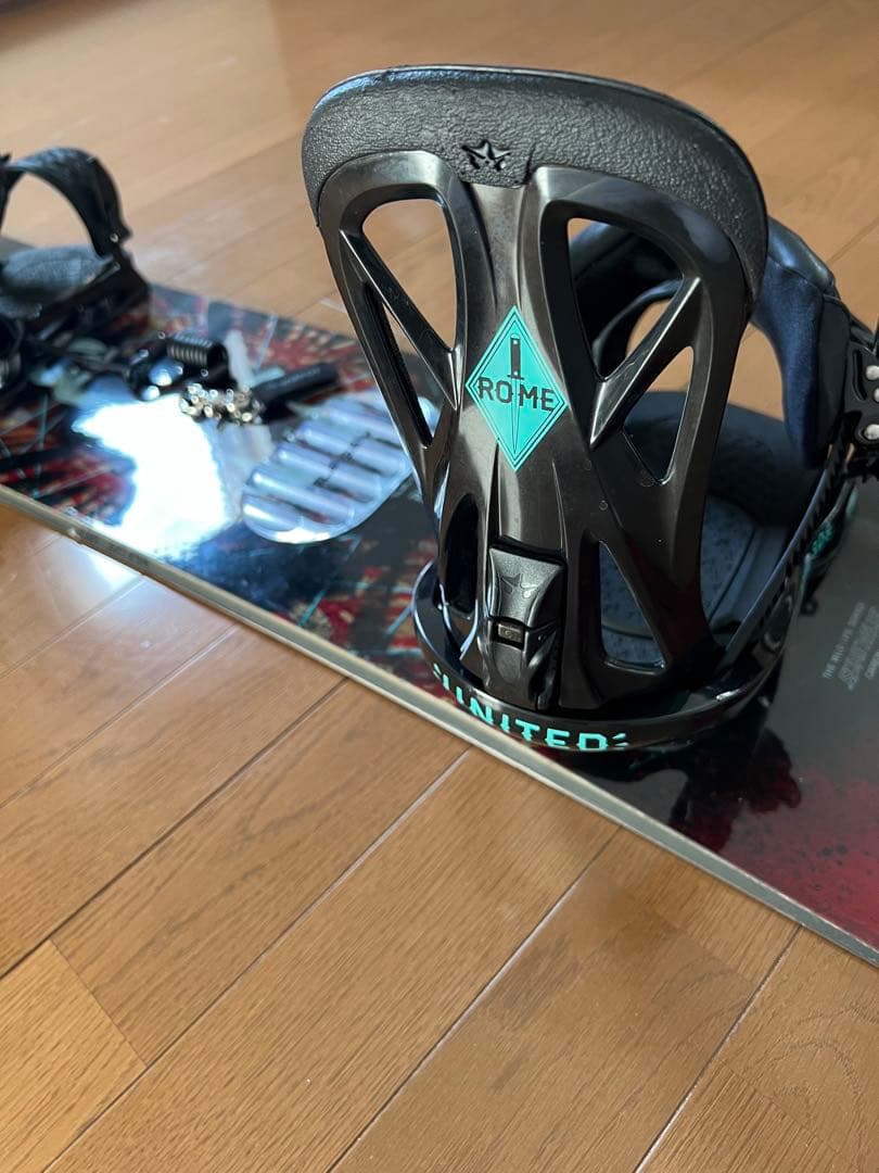 RIDE WILDLIFE155ROMEメンズスノーボードセット ケース付き