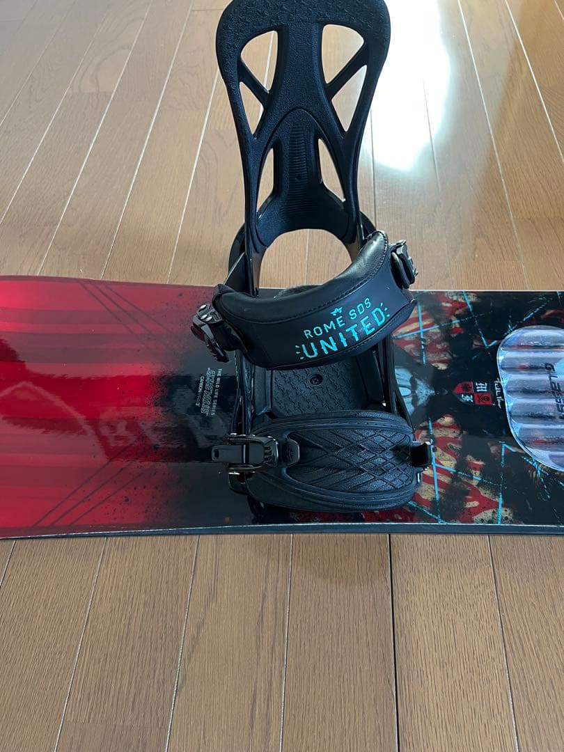 RIDE WILDLIFE155ROMEメンズスノーボードセット ケース付き