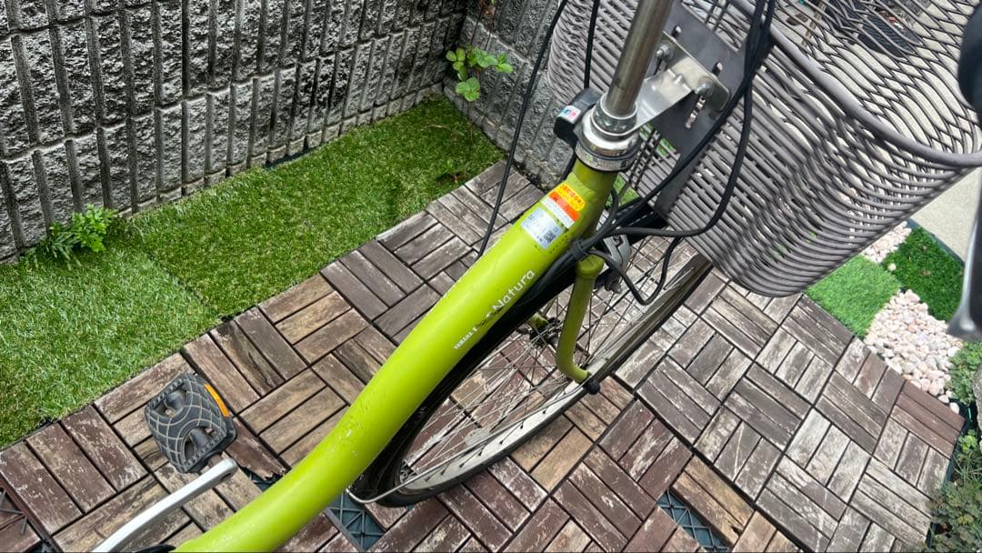 【引き取り】YAMAHA 電動自転車 PAS ナチュラL 子供乗せ グリーン