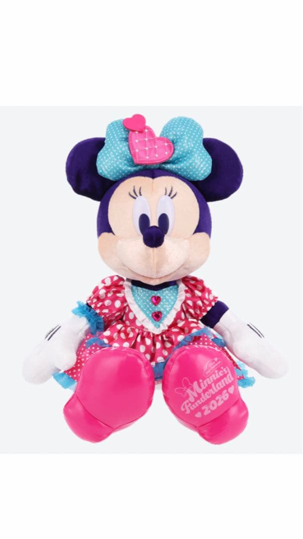 ディズニー　ミニーファンダーランド　ミニーぬいぐるみ