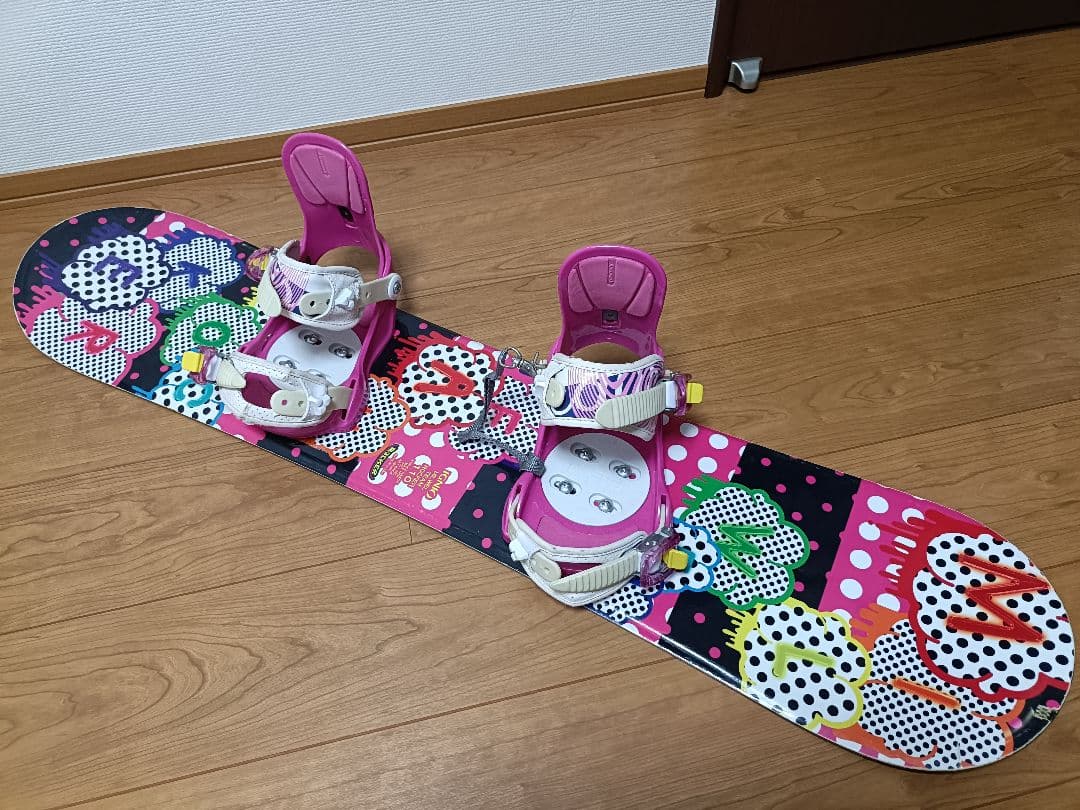 キッズスノーボード IGNIO 110cm ＆Kissmark ビンディング付