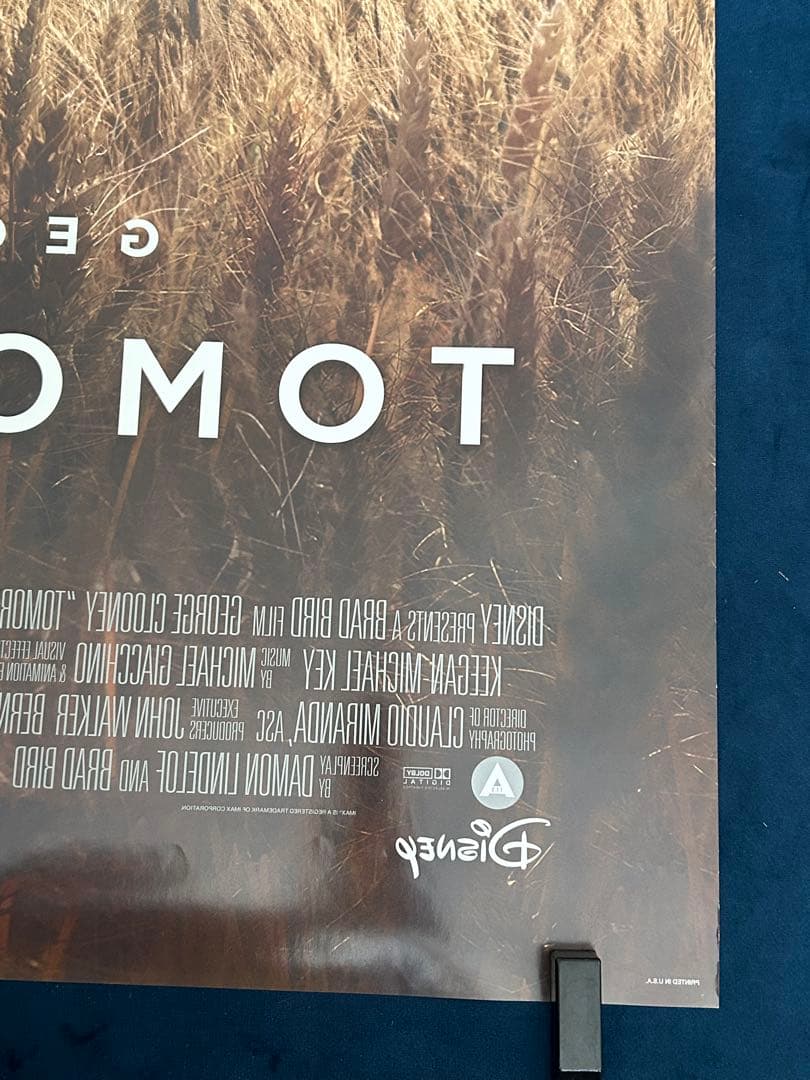 トゥモローランド　USオリジナル映画ポスター