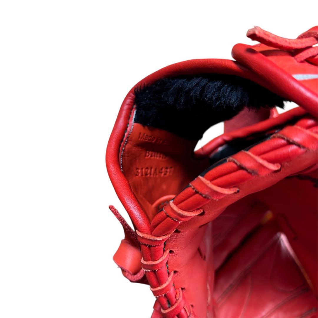 【希少・美品】大谷翔平モデル 左投げ asics 軟式グローブ オレンジ 投手用