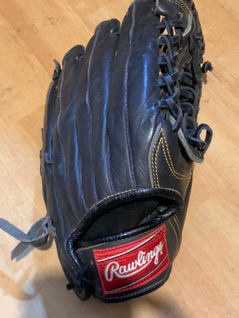 Rawlings 野球グローブ レザー 黒