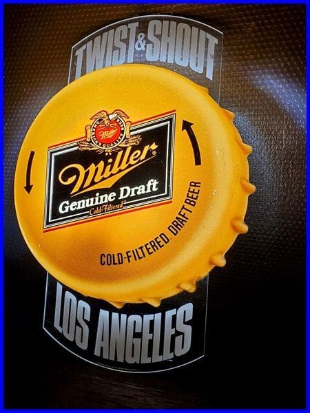 ♪ビンテージ Miller Genuine Draft BEER 電飾看板♪