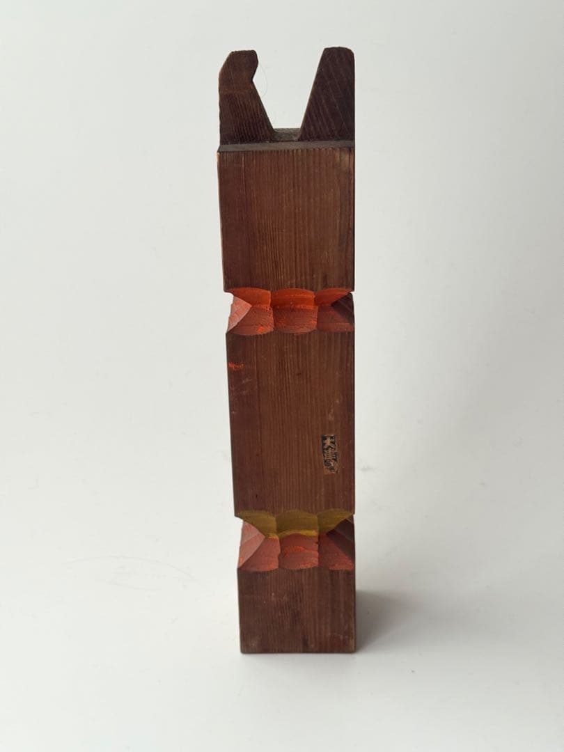 大津絵 鬼の寒念仏 木彫 一刀彫 魔除け こけし 郷土玩具 大