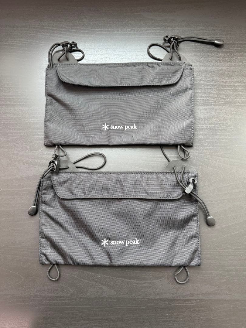 《廃盤品・２個セット》スノーピーク キャンプポケット　ローチェア