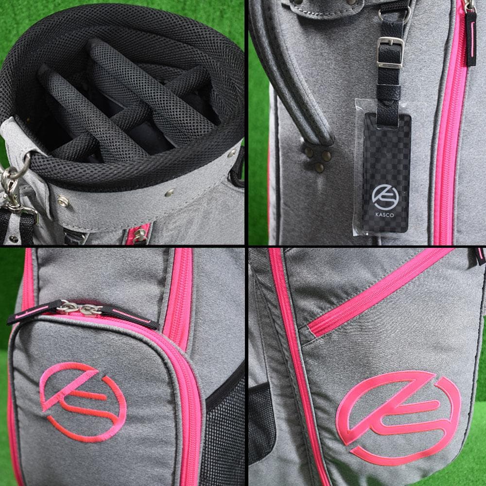 Kasco/キャスコ ゴルフ キャディバッグ９型【ライトグレー】新品！