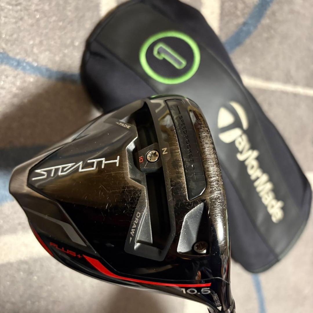 テーラーメイドステルスプラス10.5度 ドライバーSカバー付STEALTH+