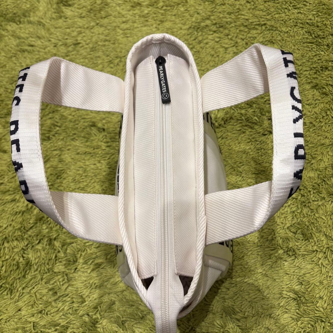 パーリーゲイツ PEARLYGATES カートバッグ ラウンドバッグ ホワイト系