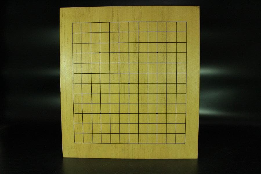 碁盤 美品 無垢材 漆線 36.5cmx33cm 厚み3cm(K-XA769)