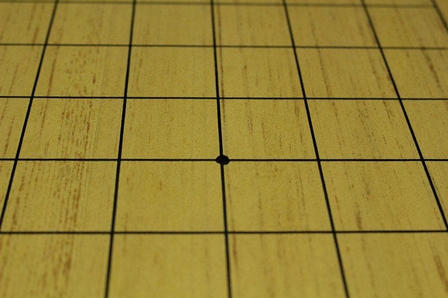 碁盤 美品 無垢材 漆線 36.5cmx33cm 厚み3cm(K-XA769)