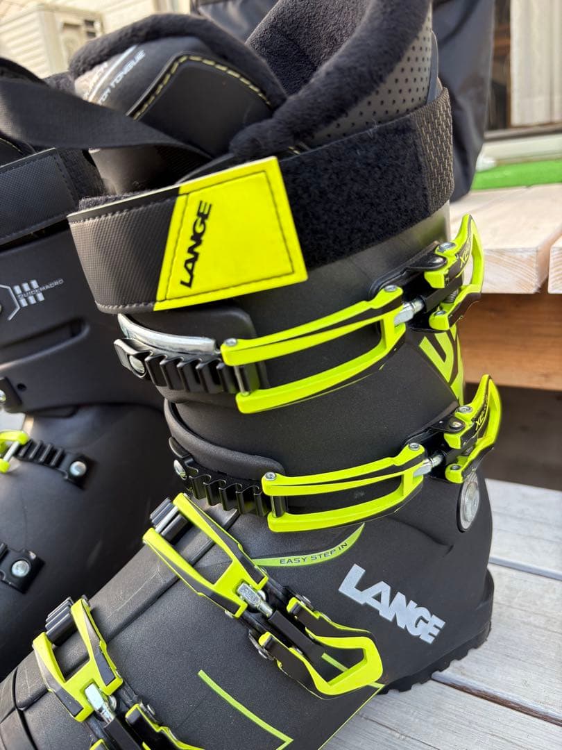 美品◎LANGE スキー用ブーツ SX100 ブラック/イエロー