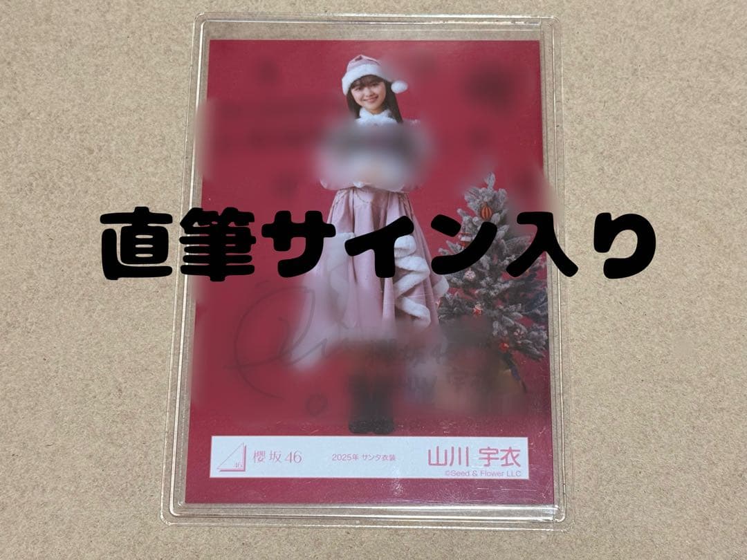 山川宇衣 直筆サイン入り生写真