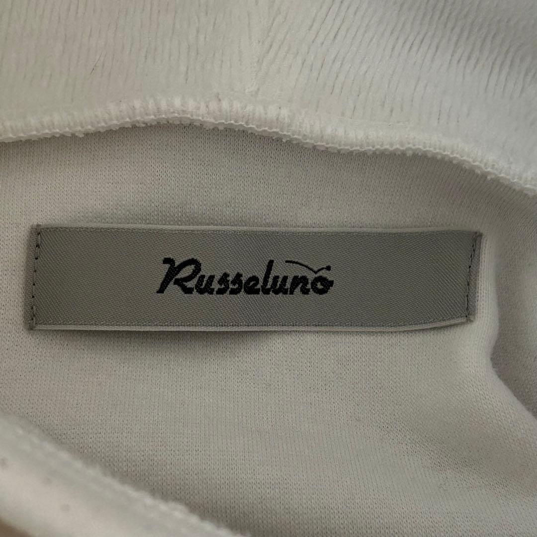 Russeluno パーカー　プルオーバー　ルチャ　長袖　ゴルフ　ホワイト