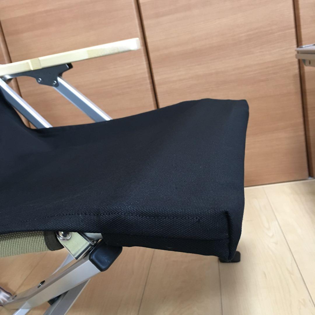 ブラック 2枚組 ローチェア30 帆布シートカバー 焚き火対応 スノーピーク