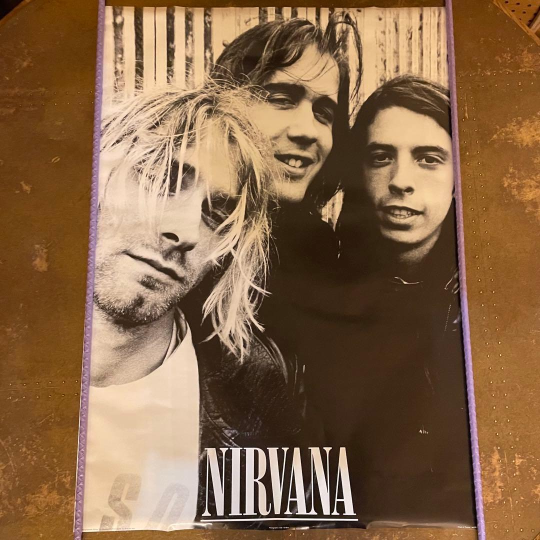 90s デッドストックnirvana 大判ポスター