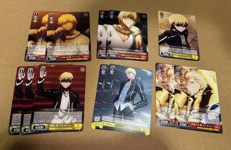 WS　Fate　フェイト　アーチャー　ギルガメッシュ　デッキ
