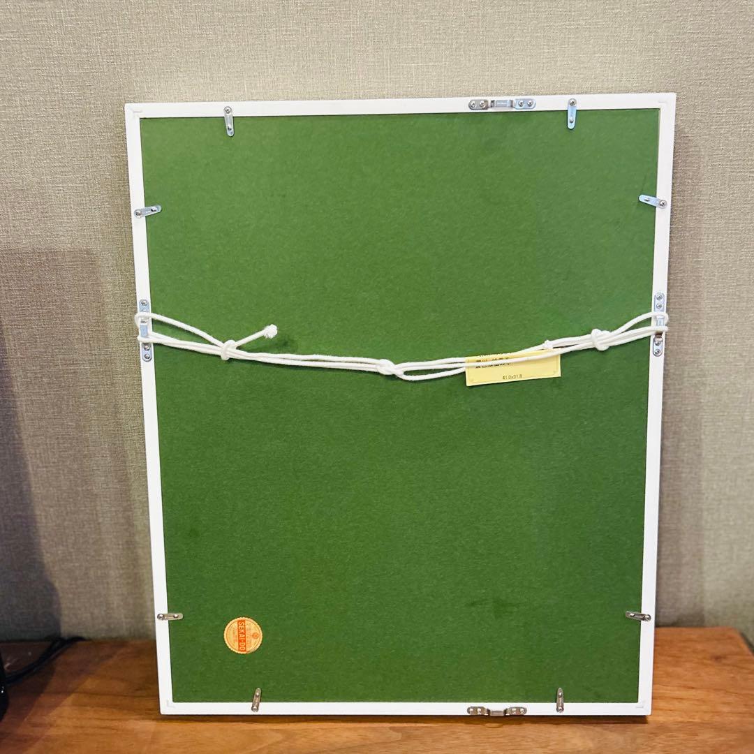 瀬川祐美子 キャンバス ミクストメディア 「景色は私の中」　サイン有