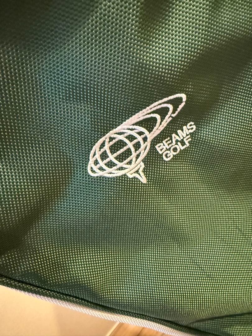 BEAMS GOLF キャディバッグ スタンド付き グリーン