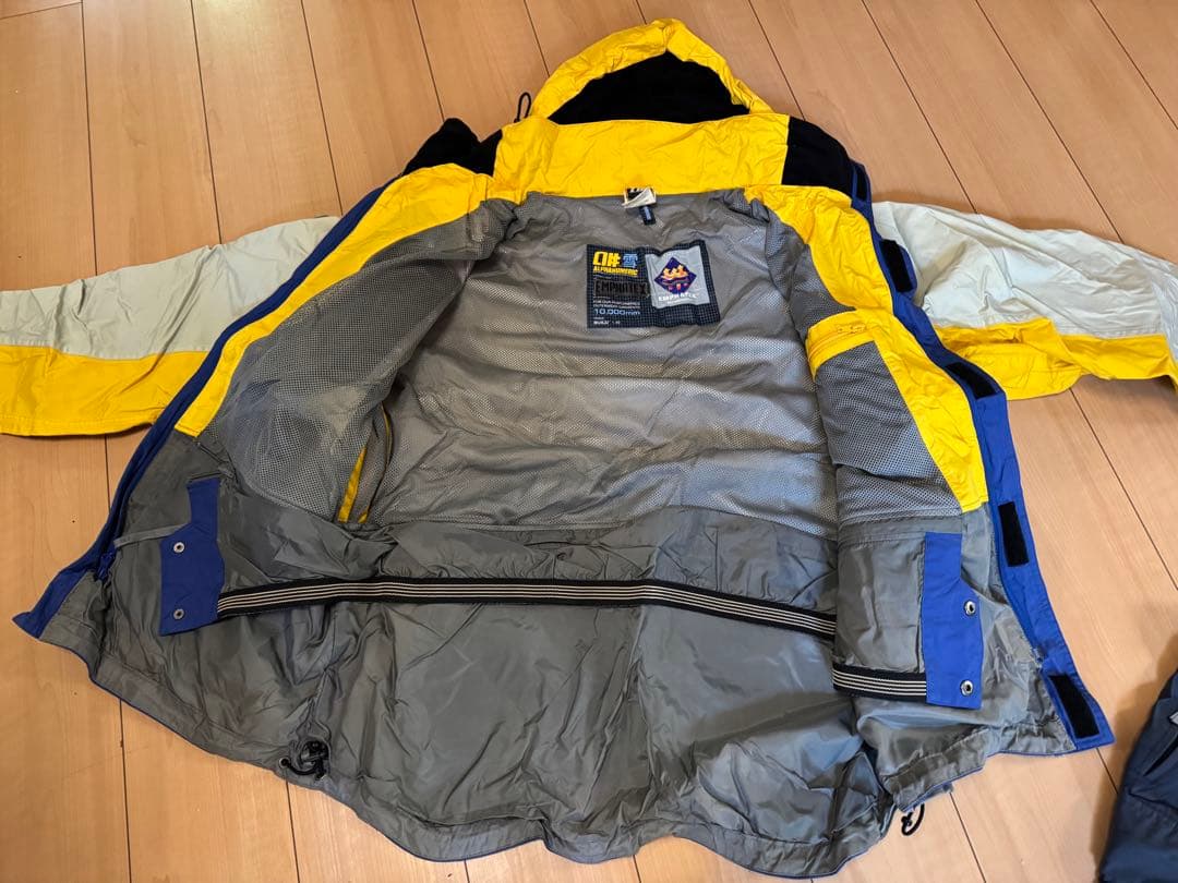 old ALPHANUMERIC ナイロンマウンテンシェルジャケット スノボー