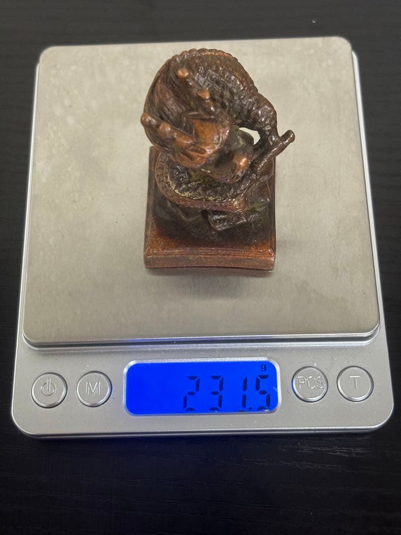 中国　美術　ドラゴン像 印鑑