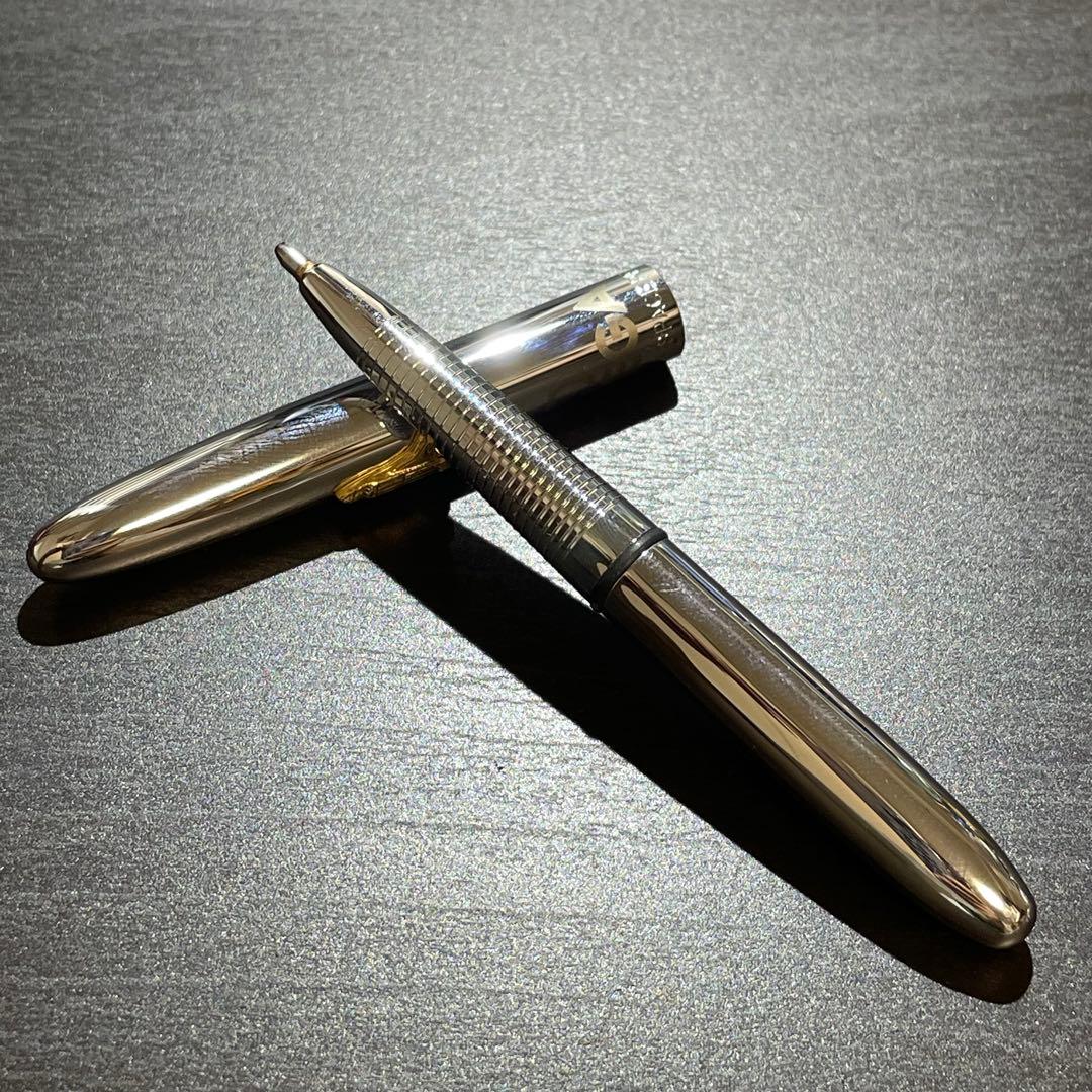 オメガ OMEGA×スケドーニ×フィシャーメモ レザーカバー ボールペン付き