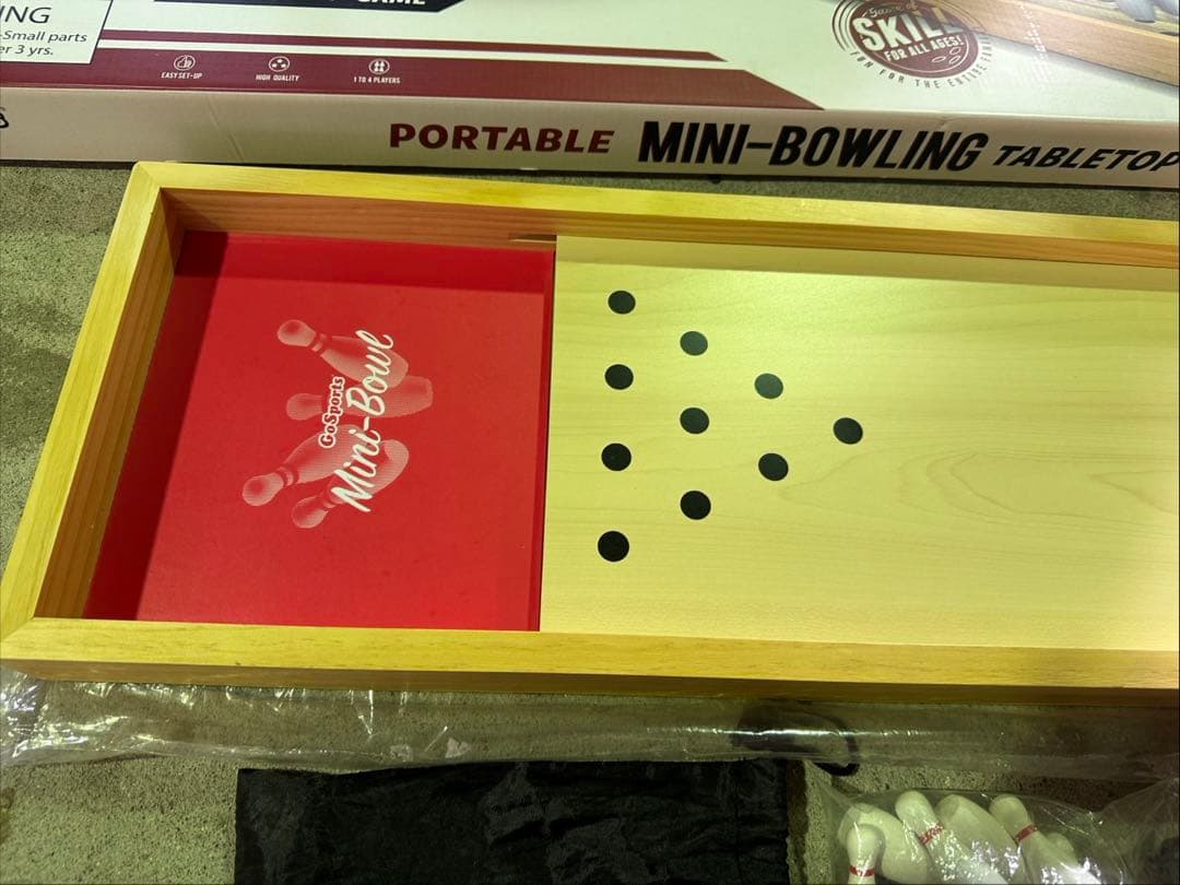 g1541 GoSports 卓上ボーリングゲームセット ミニボーリング