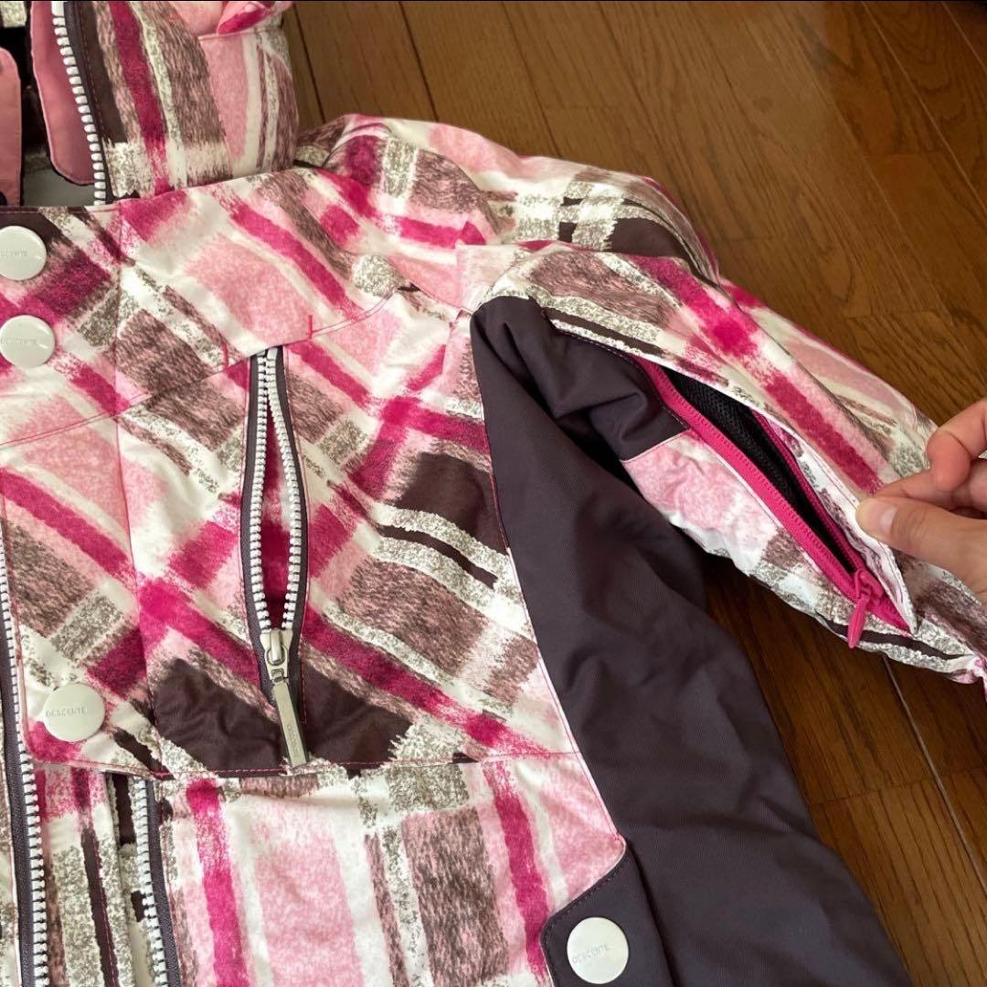 【未使用·タグ付き】DESCENTE 上下ウェア グローブ 3点 スキー スノボ