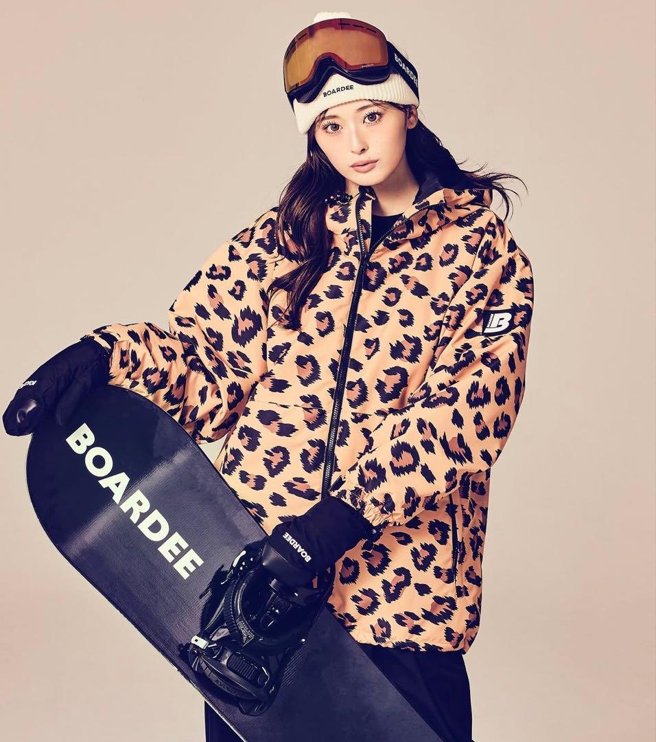 BOARDDEE ヒョウ柄 スノーボードジャケット