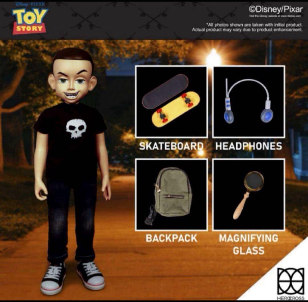 HEROCROSS トイストーリー　シド60cmフィギュア　ガレージ　特大