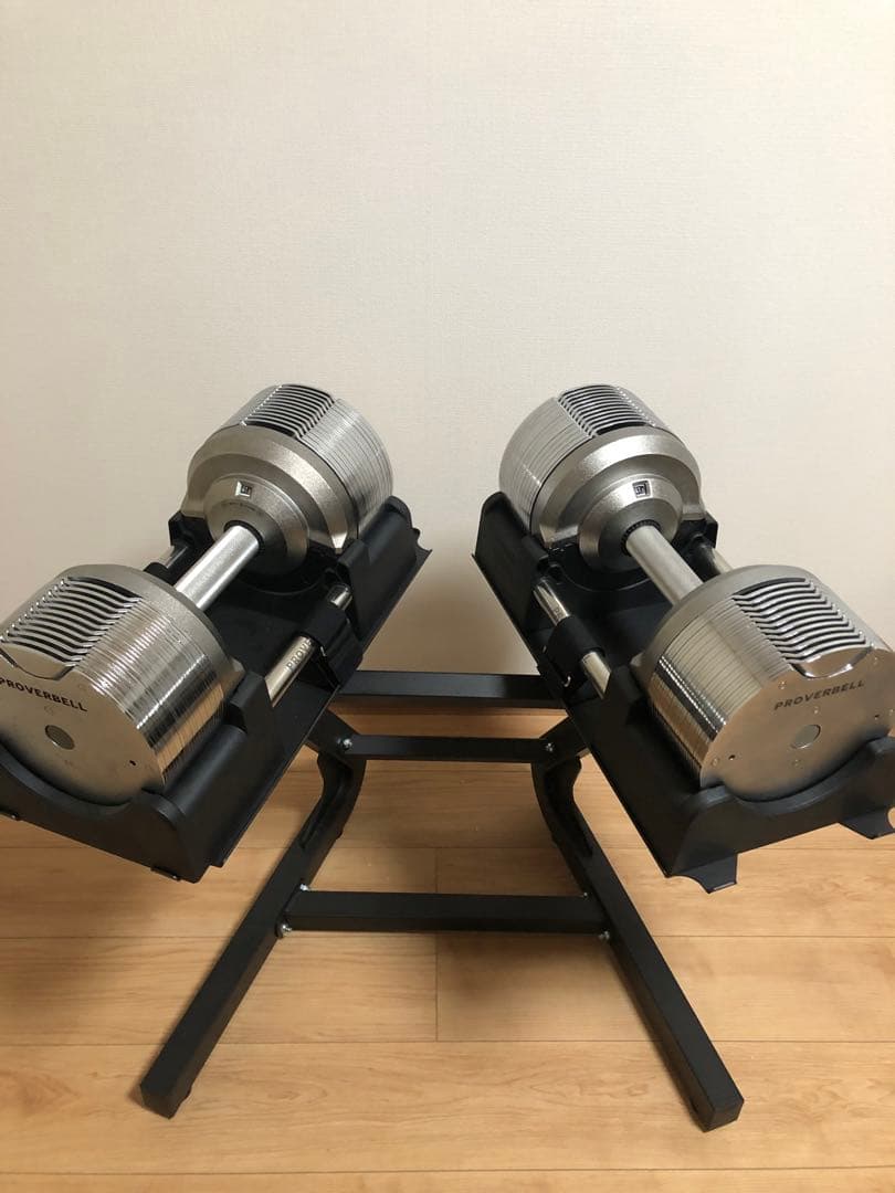 ②プロバーベル41.5kg×2(専用スタンド付き)