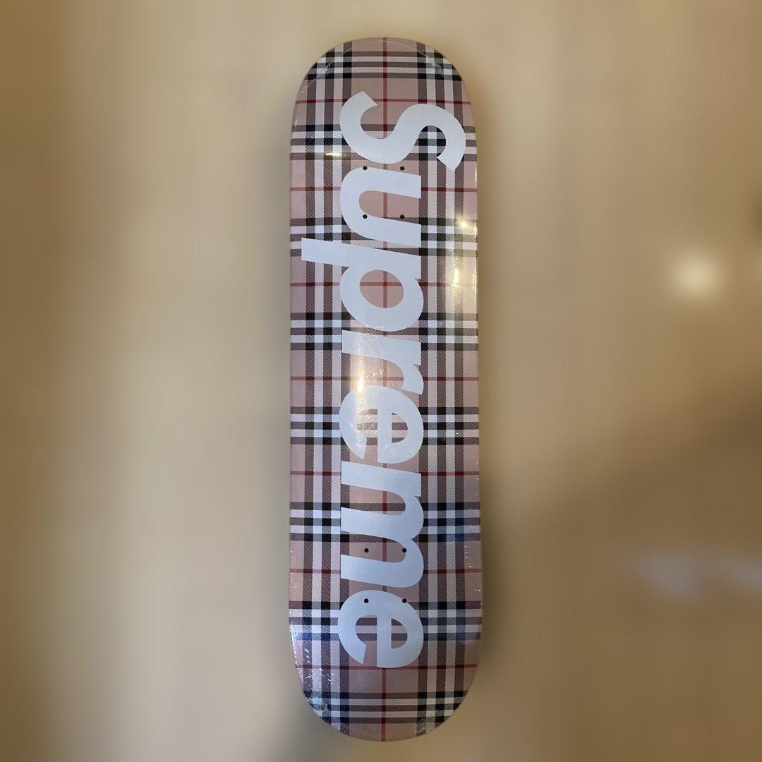 【名作】 Supreme Burberry Skateboard