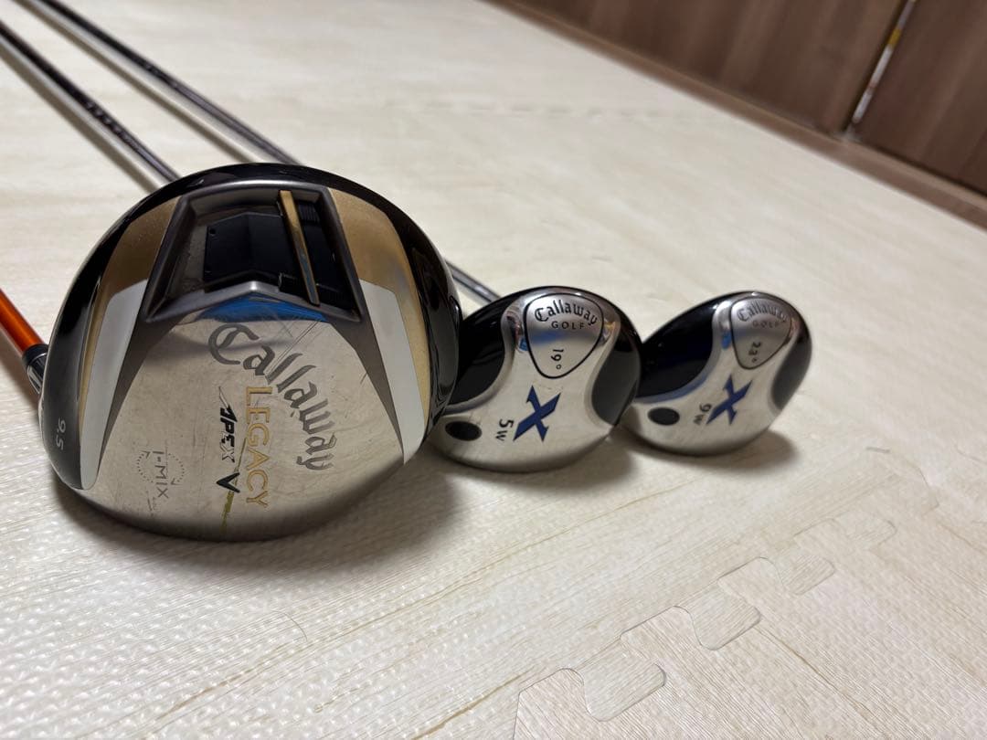 キャロウェイLEGACY APEX V ドライバー & X フェアウェイウッド