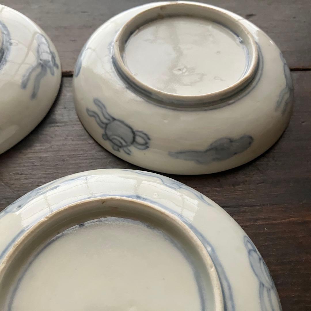 錦手伊万里　美しく華やかな小皿　食卓に華を添える　5枚セット