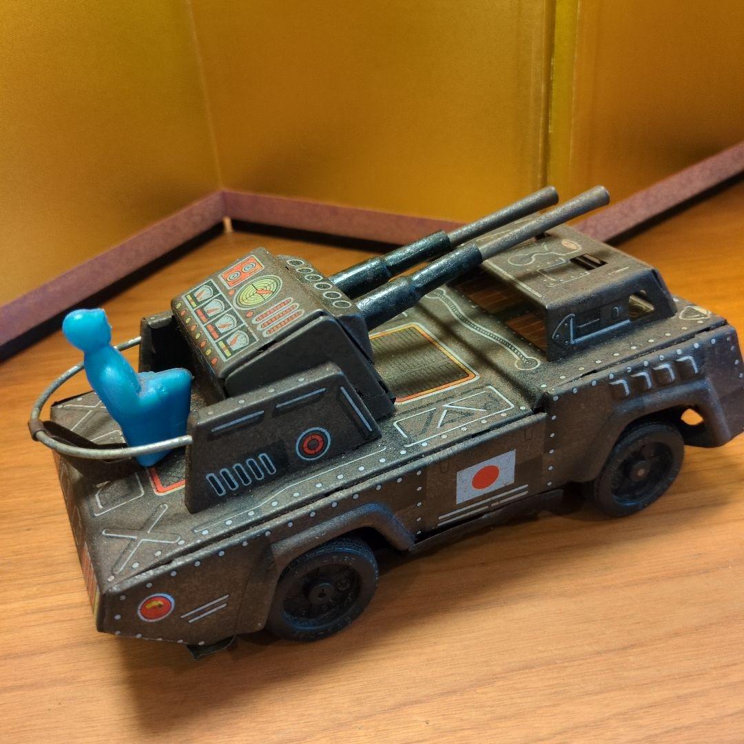 日本軍の戦車 ブリキ 希少 レア 当時物