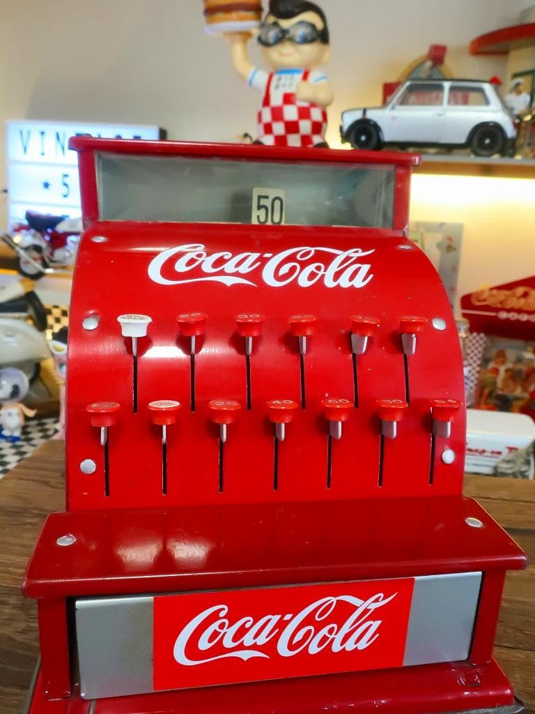 コカコーラ 本物 50s ビンテージ トイレジスター アンティーク