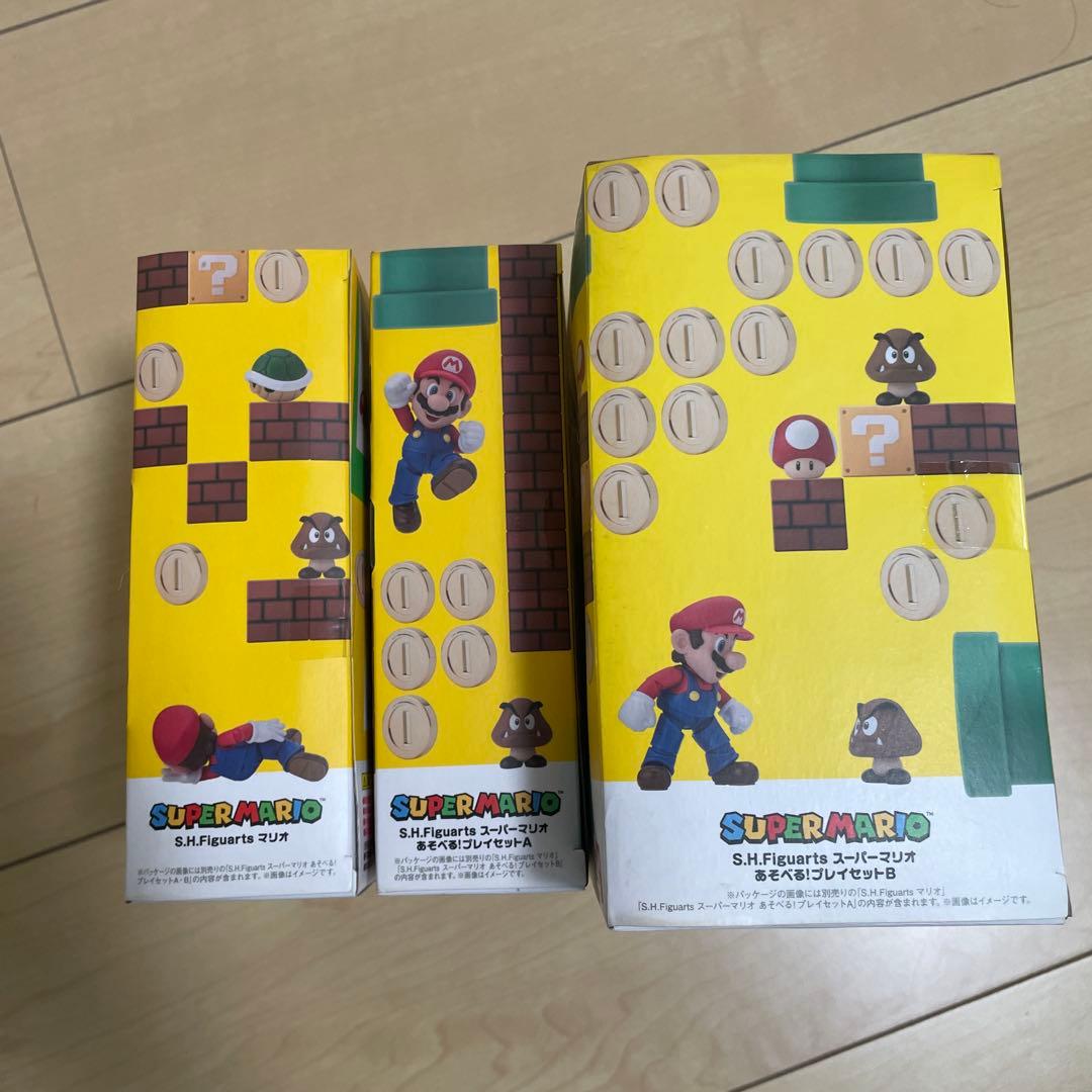 S*H様 S.H.Figuarts スーパーマリオ フィギュア3点セット