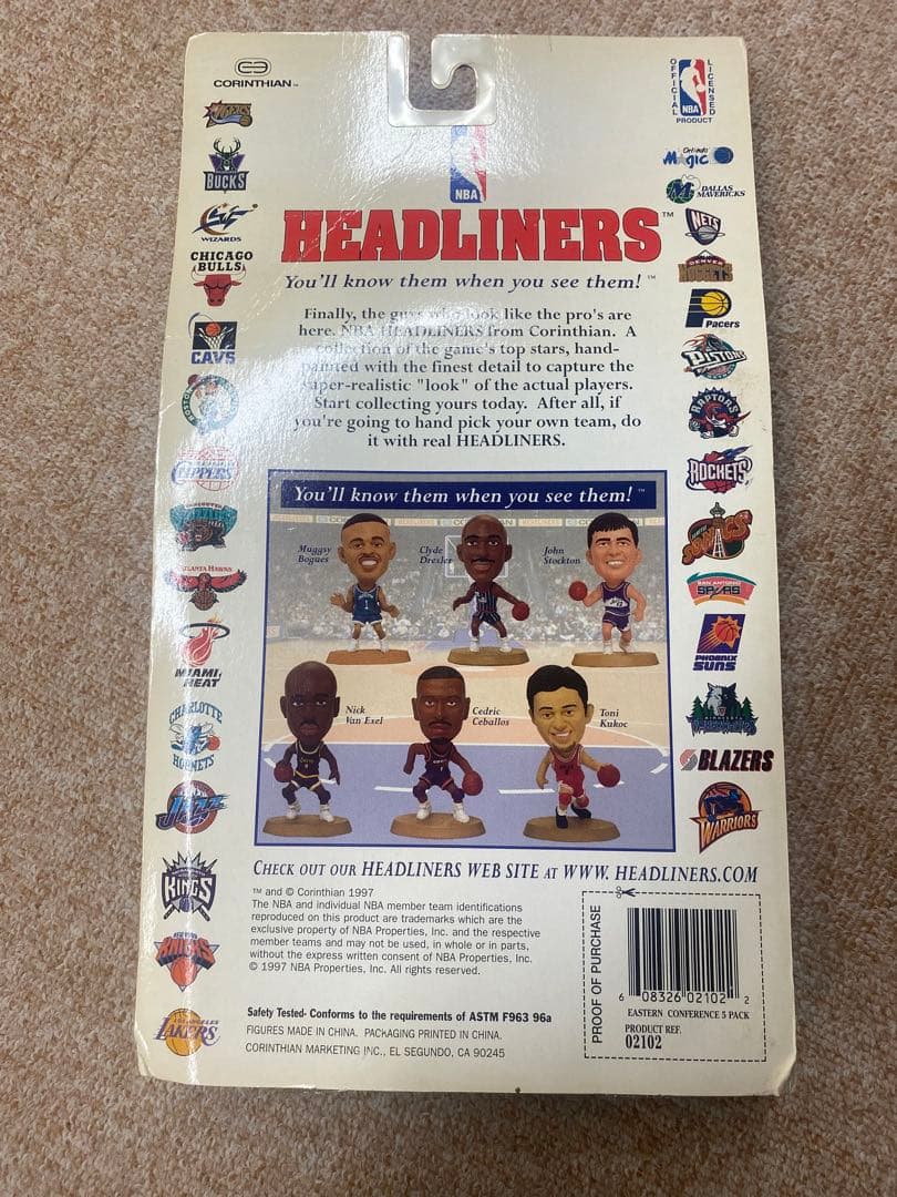 NBA ヘッドライナーズ フィギュア 5体セット